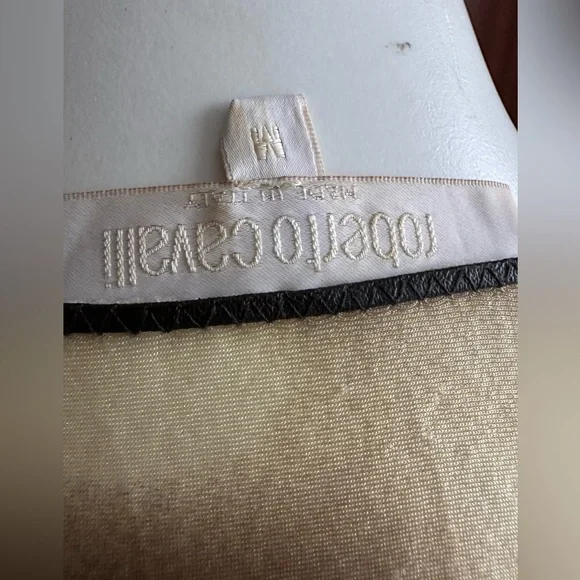 Vintage 1995s ,rare Fabulous ROBERTO CAVALLI lightweight dress with Logo. Size M - Picture 4 of 16